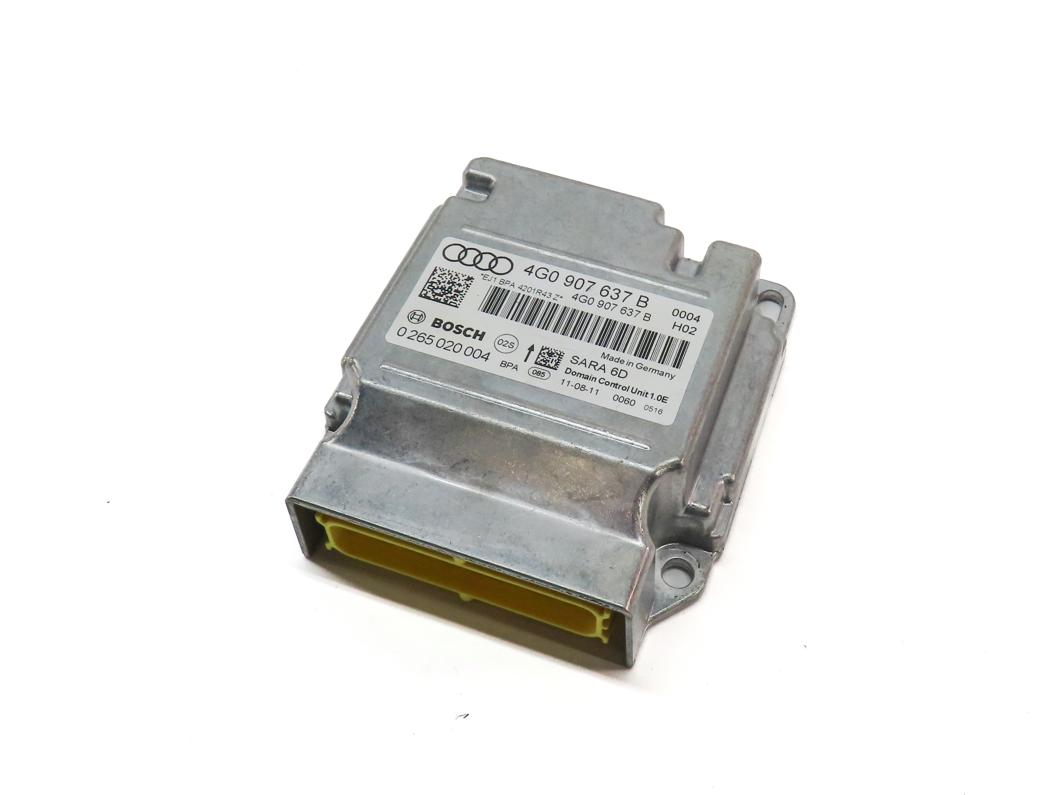 2012 AUDI A6 (C7) YAW ACCELERATOR TURN RATE SPEED SENSOR MODULE — exact item pictured